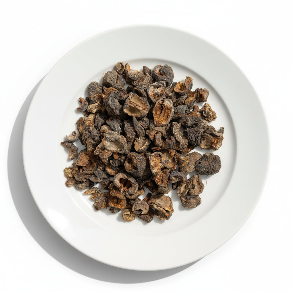 Sun-dried amla berries for Ayurvedic wellness, supporting immunity, digestion, and natural hair nourishment.