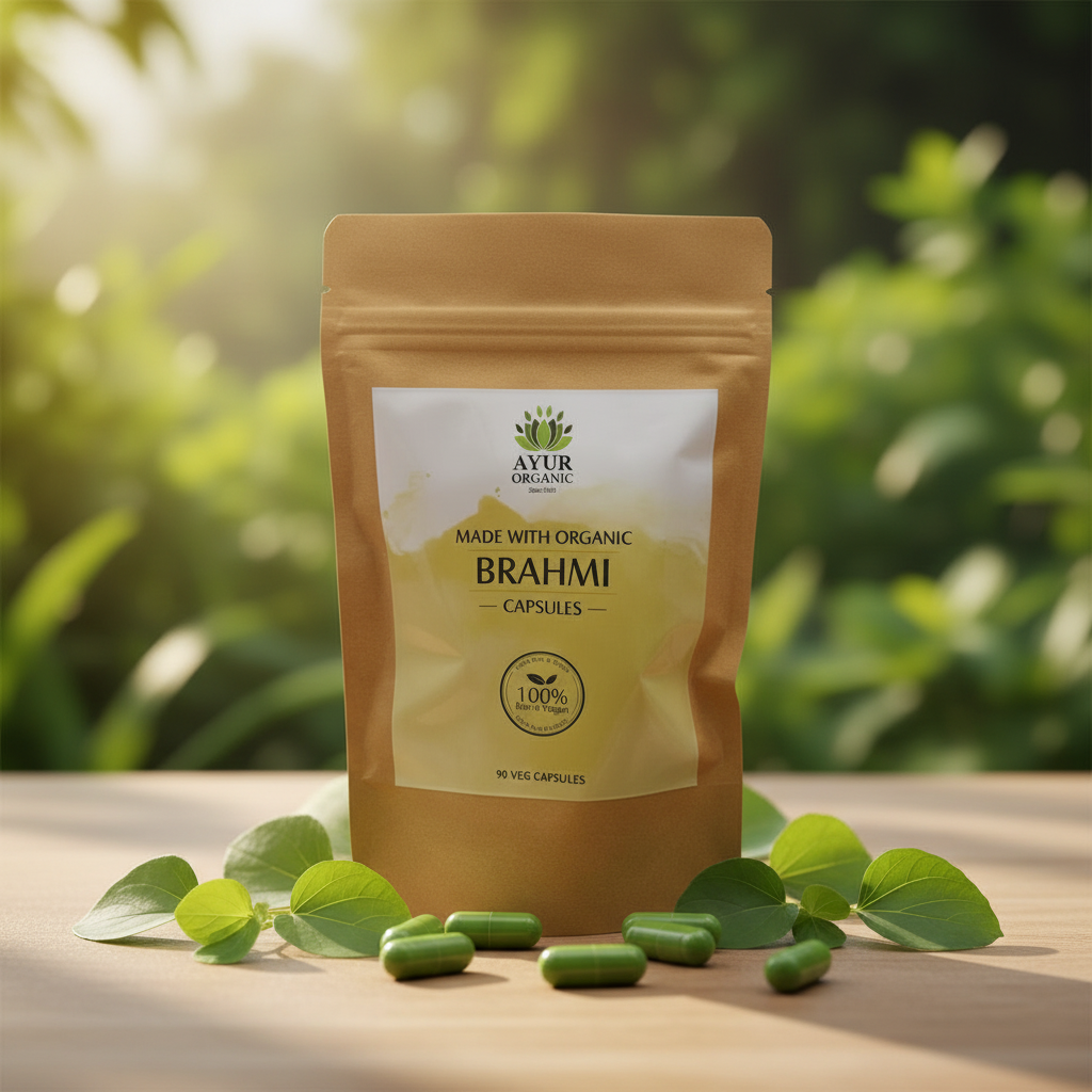 Ayur Organic Brahmi Organic Capsules