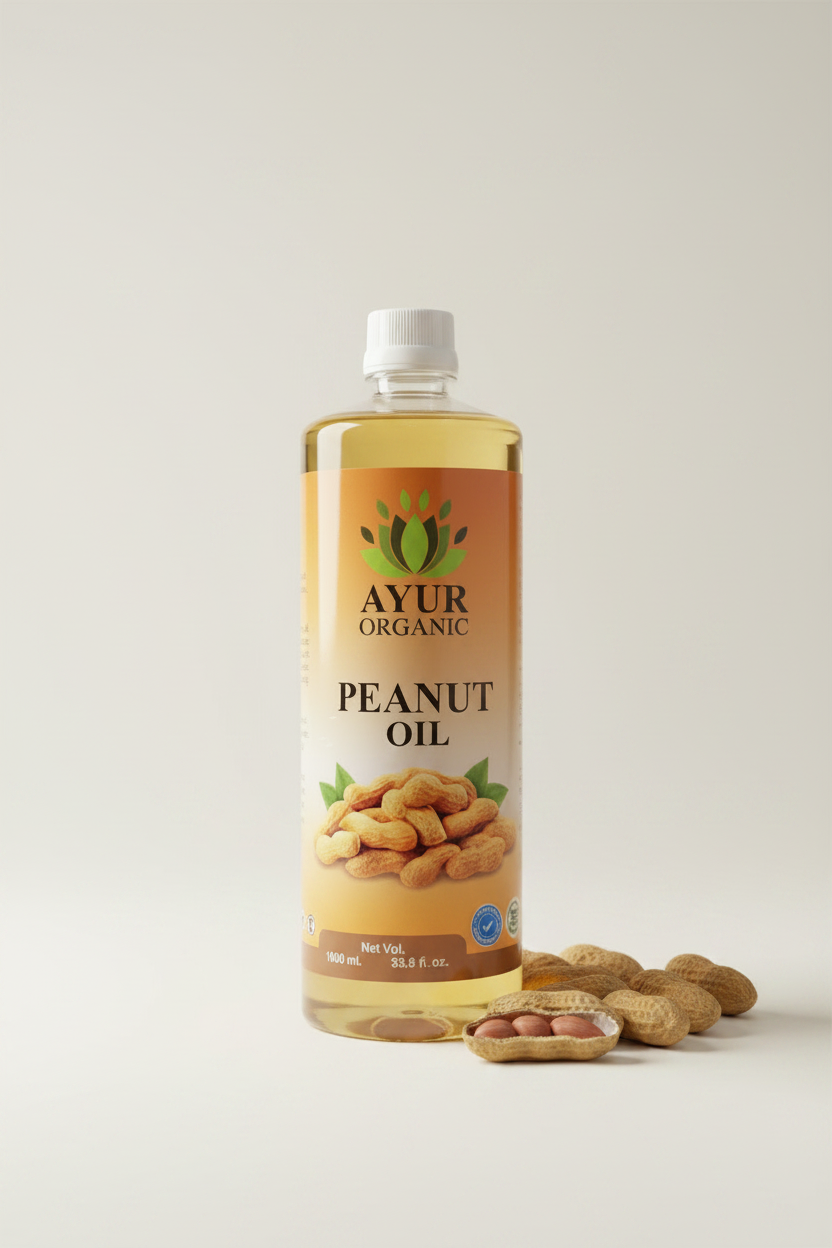 Organic Cold-Pressed Peanut Oil – 100% Pure & BPA-Free