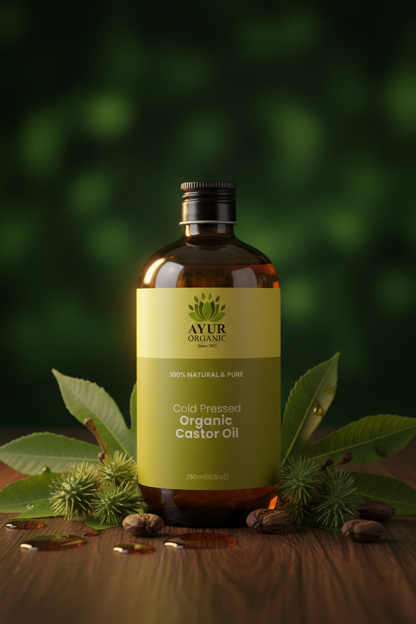 Ayur Organic Cold Pressed Castor Oil