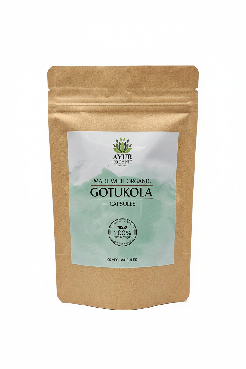 Gotukola Capsules Organic 90 – organic brain‑supporting Ayurvedic supplement