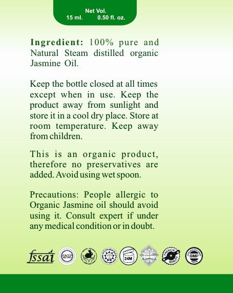 Jasmine Aroma Oil 15ml – floral essential oil for relaxation and ambience