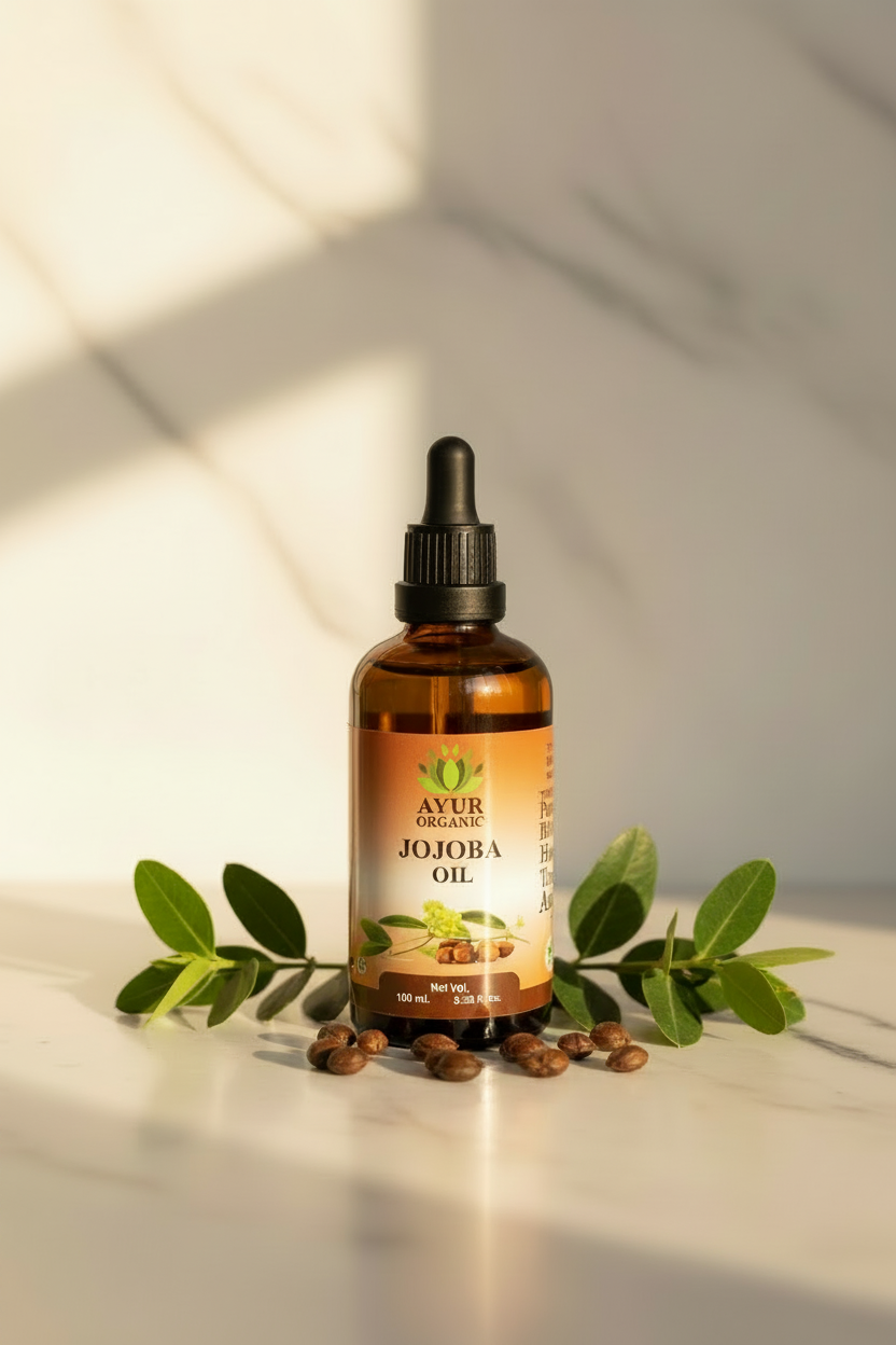 Organic Jojoba Oil 100ml – nourishing organic oil for skin hydration and balance