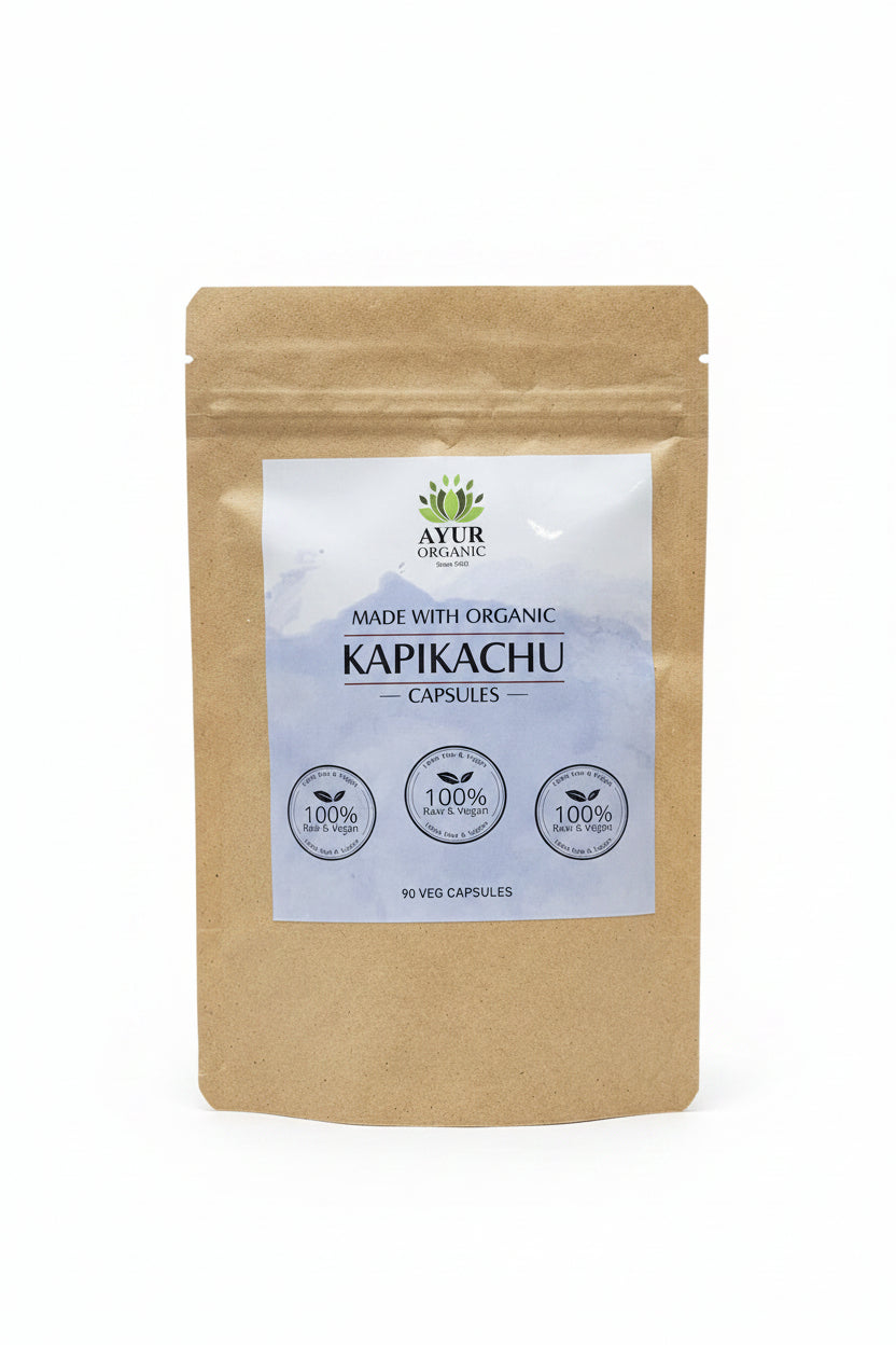Ayur Organic Kapikachu capsules supports Mood and Emotional Wellbeing.