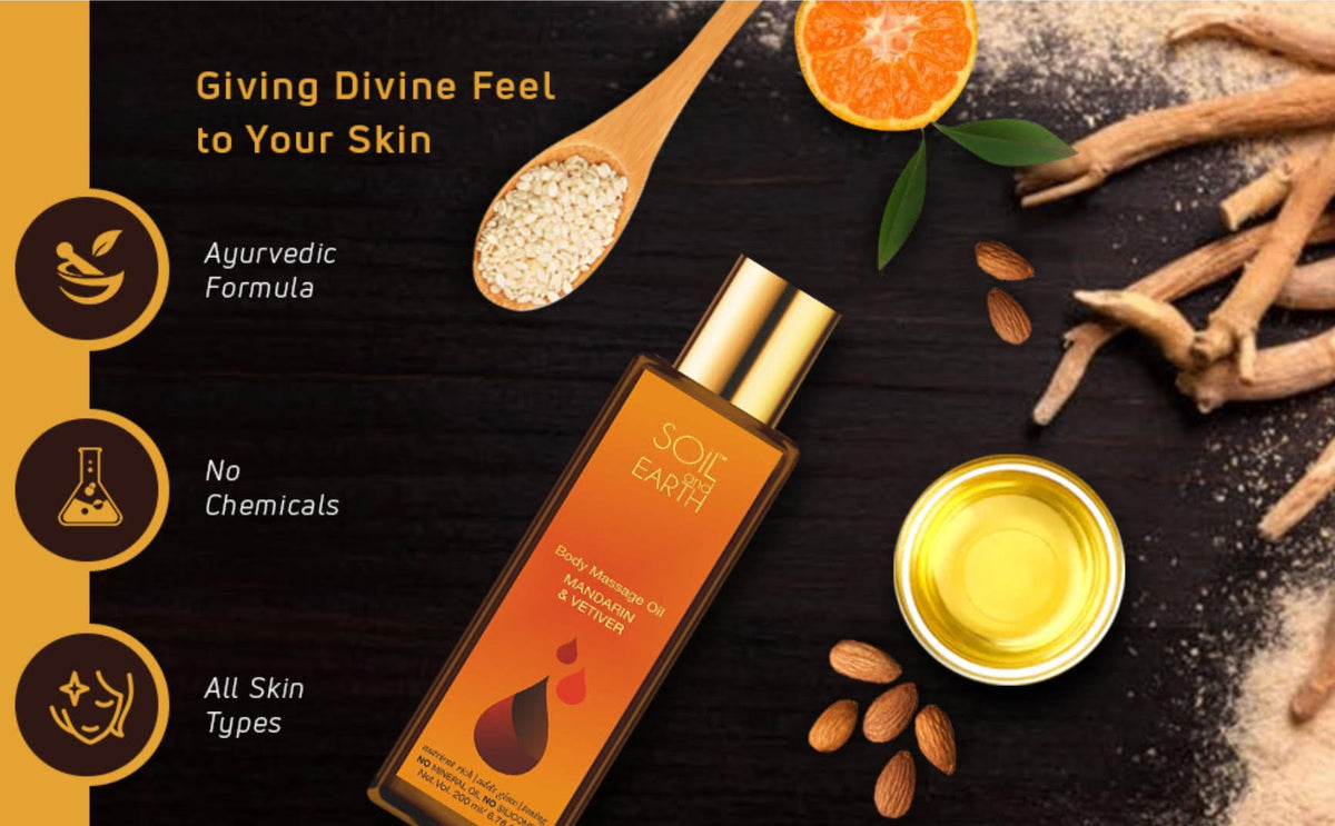Mandarin Vetiver 200ml – refreshing body wash with citrus and earthy vetiver notes