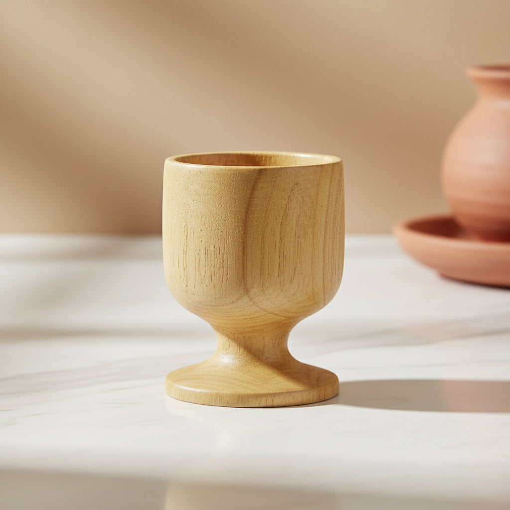 Neem Wood Eye Wash Cup – natural wooden cup for Ayurvedic eye cleansing