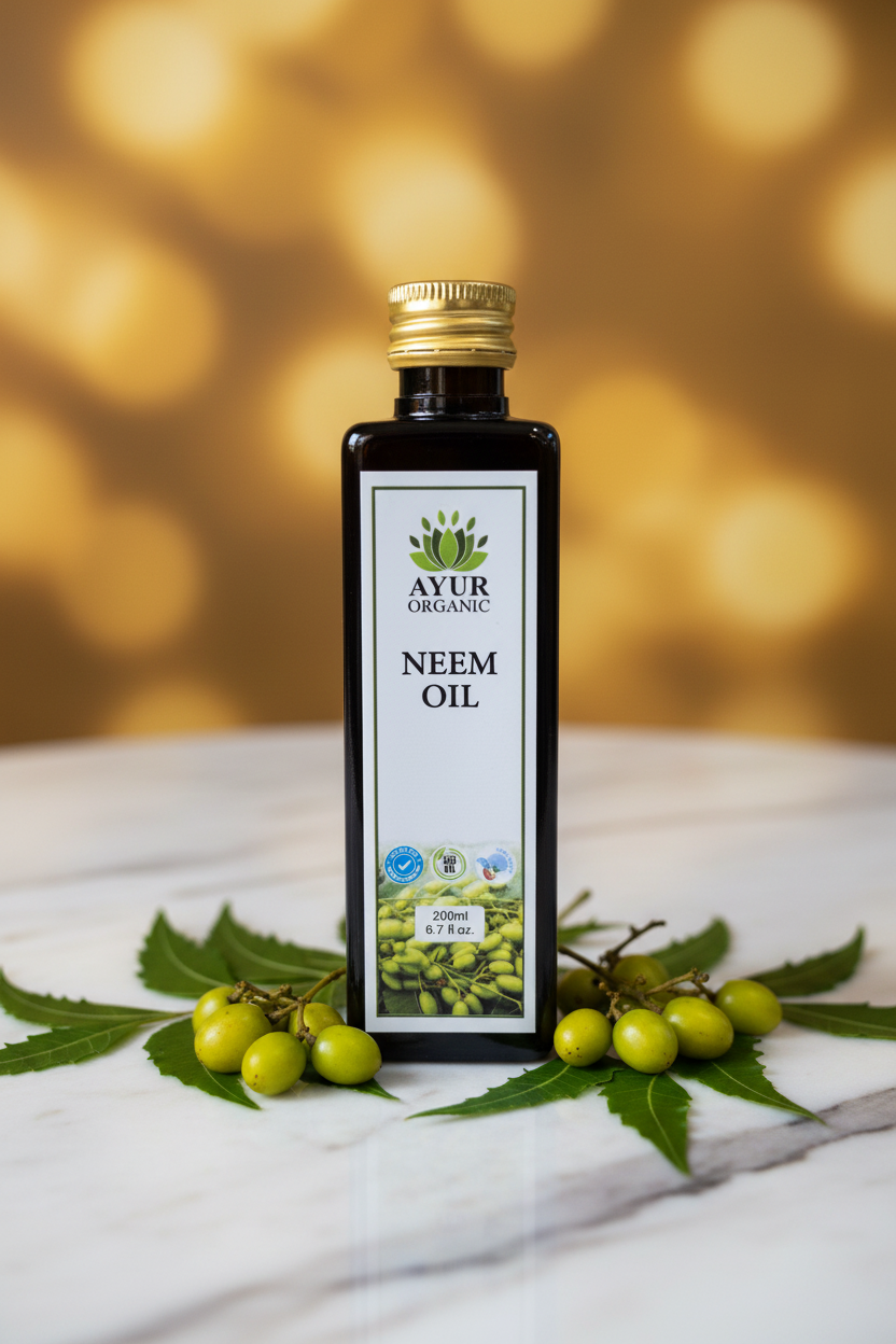 Neem Oil Organic – potent organic oil for skin purification and natural protection