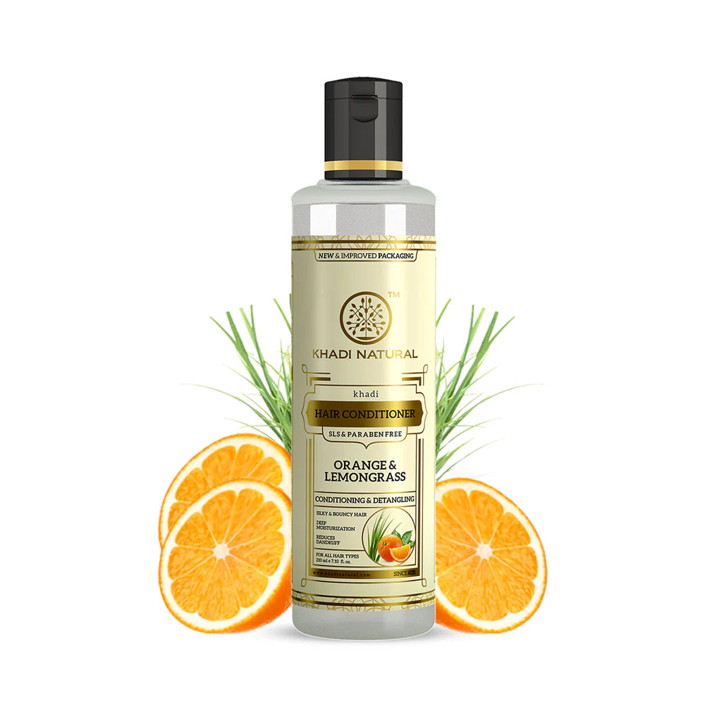 Orange Lemongrass Conditioner – refreshing herbal conditioner for soft, fragrant hair