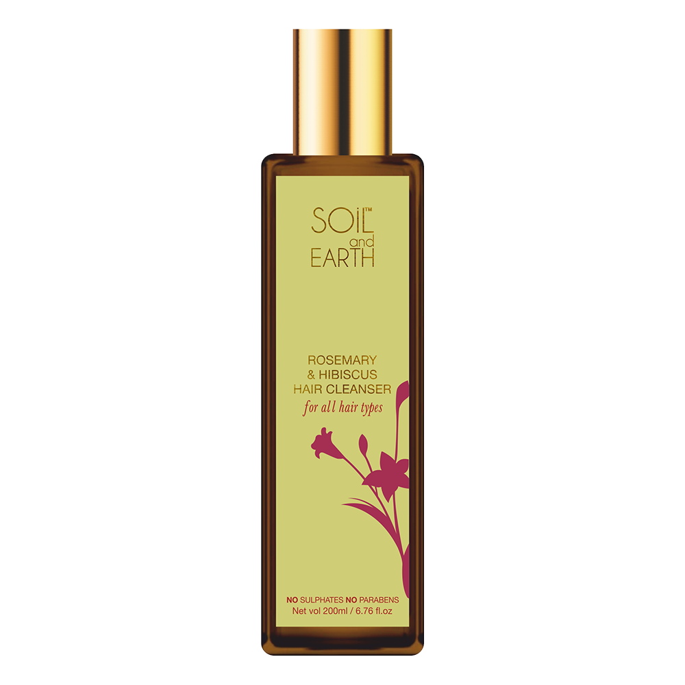 Rosemary Hibiscus Hair Cleanser 200ml – herbal cleanser for scalp health and shine