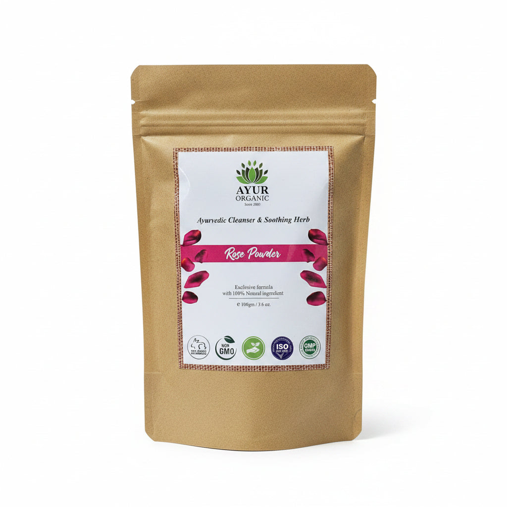 Rose Petal Powder 100gm – natural floral powder for skincare and cooling benefits
