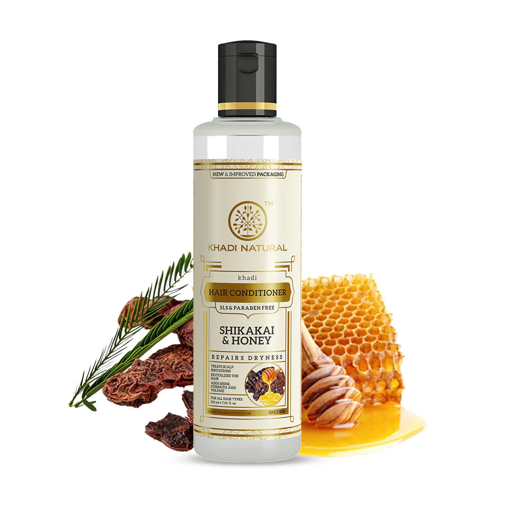 Shikakai Honey Hair Conditioner – nourishing herbal conditioner for soft, shiny hair