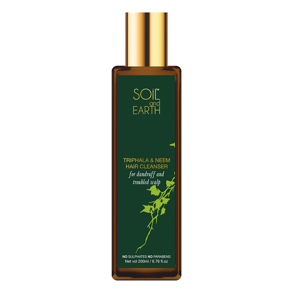 Triphala Neem Hair Cleanser – herbal cleanser for scalp purification and hair health
