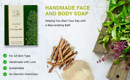 Holy Basil Ashwagandha – calming Ayurvedic herbal blend for stress relief and immunity