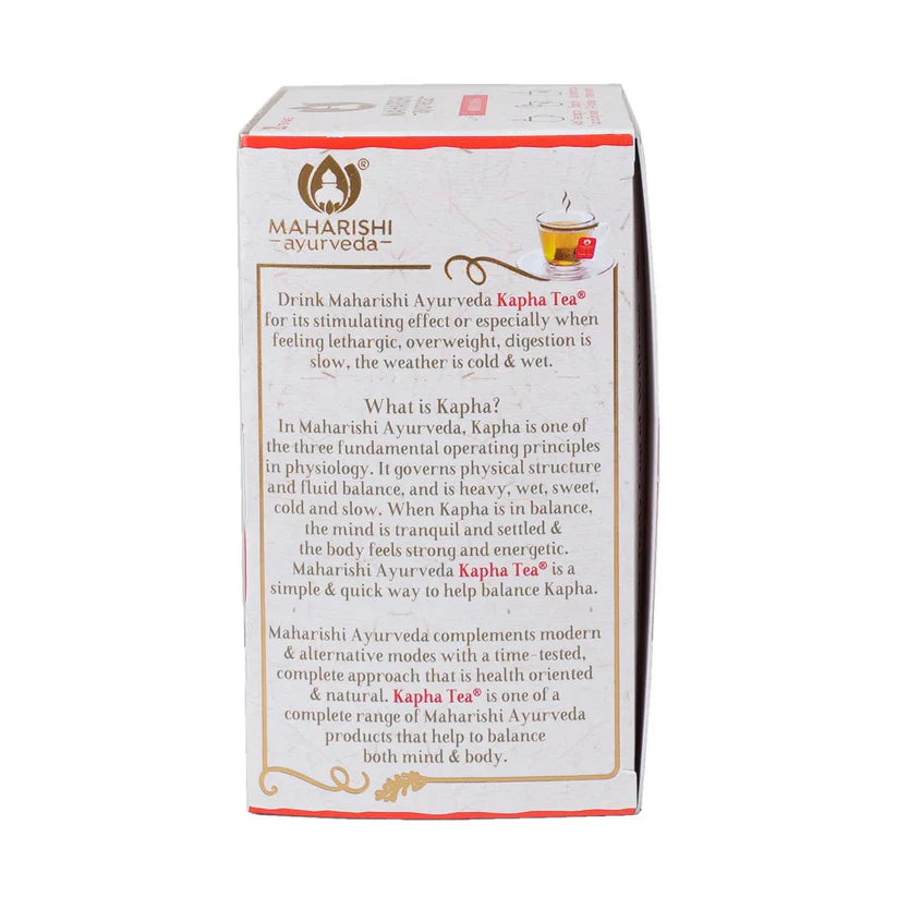 Kapha Tea Bags 20 – warming Ayurvedic herbal tea blend for energy and balance