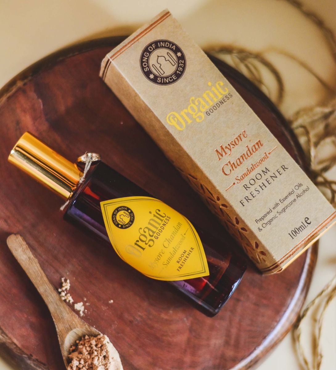 Sandalwood Room Spray – aromatic sandalwood spray for calming home ambience
