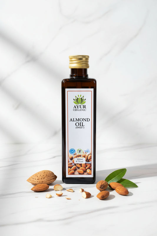Almond Oil Organic 200ml – nourishing organic oil for skin hydration and softness