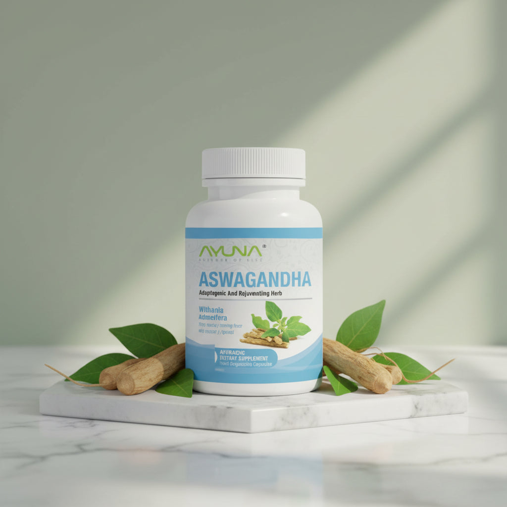 TGA Approved Ayuna Ashwagandha 100 – Premium Organic Ashwagandha Supplement for Stress and Vitality
