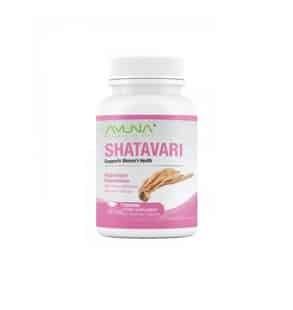 Ayuna Shathavari 60 Vegetable Capsules – Organic Ayurvedic Supplement for Women's Health"
