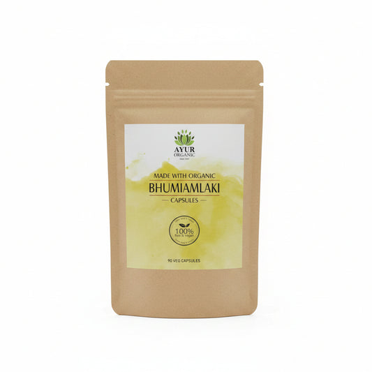 Bhumiamalaki Powder Capsules Organic – organic liver‑supporting Ayurvedic supplement
