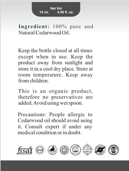 Cedarwood Essential Oil 15ml