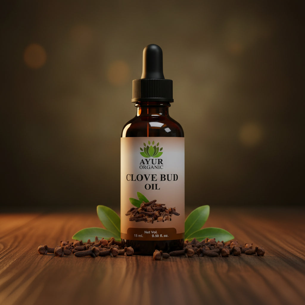 Clove Bud Oil Organic 15ml – warming essential oil for oral care and aromatherapy