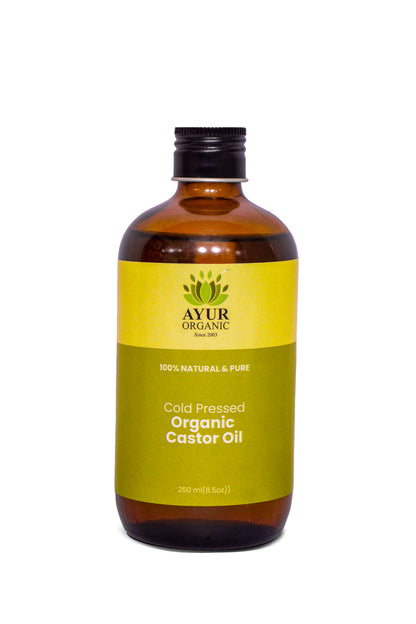 Castor Oil Organic /Cold Pressed Glass Bottle 250ml