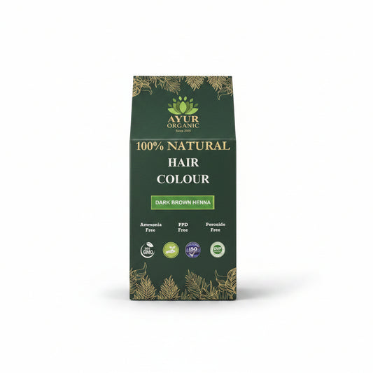 Natural Henna Hair Colour | Dark Brown