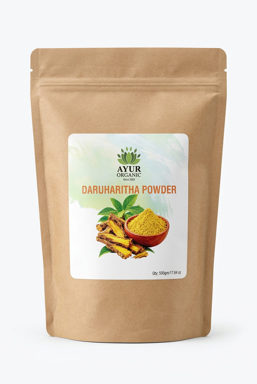 Ayurvedic Daruharidra Powder rich in berberine and antioxidants by Ayur Organic