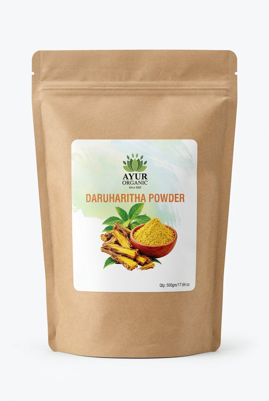 Ayurvedic Daruharidra Powder rich in berberine and antioxidants by Ayur Organic