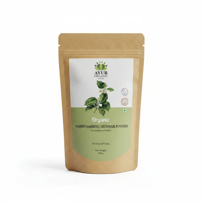 Madhunashini Gudmar Organic Powder – organic Ayurvedic herb for sugar metabolism support