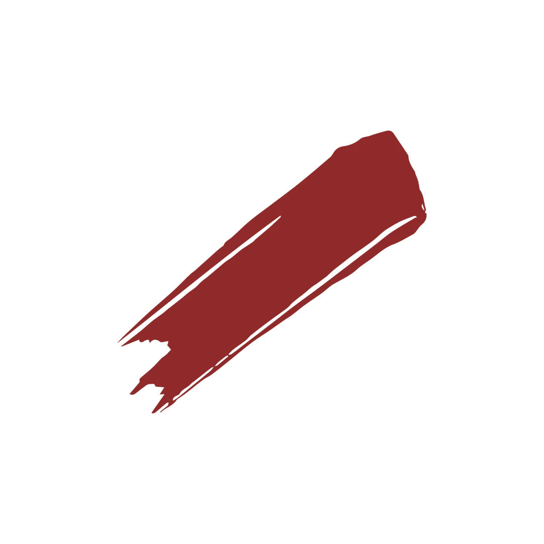 Java Brown lipstick swatch on lips – Soultree organic lipstick Australia