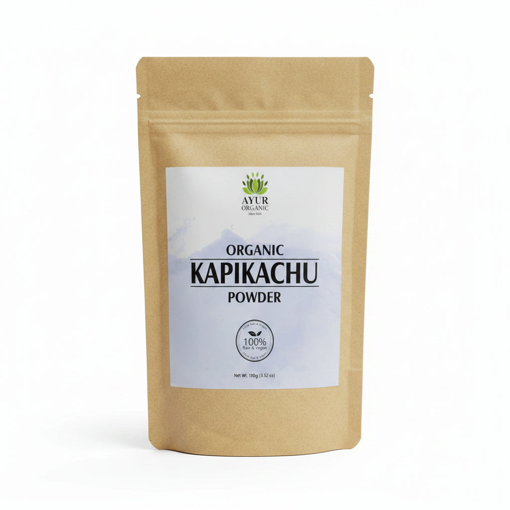 Kapikachu powder package on a cardboard surface