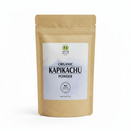 Kapikachu powder package on a cardboard surface