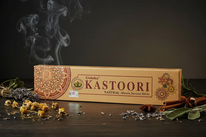 Goloka Organic Kastoori (Musk) Incense