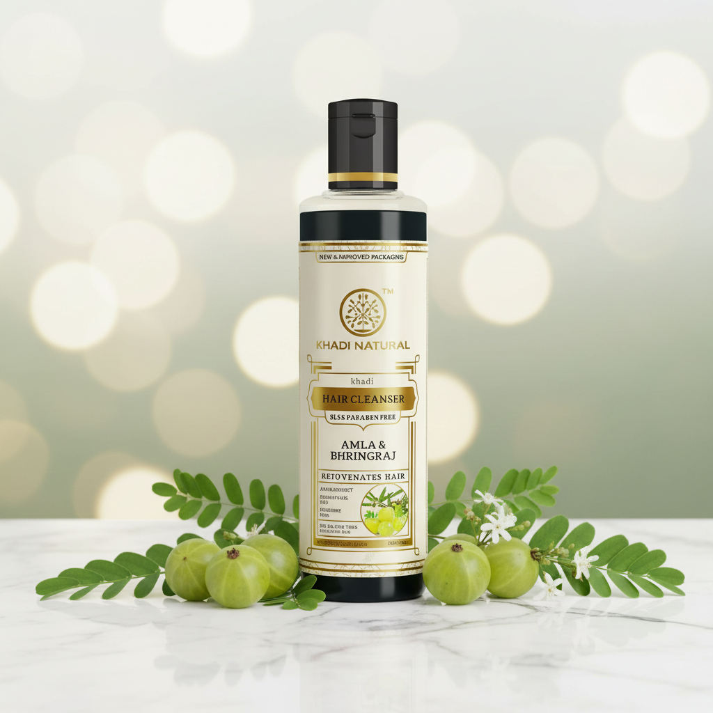 Amla Bhringraj Cleanser – herbal Ayurvedic hair cleanser for scalp and hair vitality