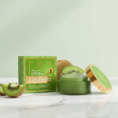 Natural Kiwi Fruit Lip Balm – nourishing fruity lip balm for soft, hydrated lips
