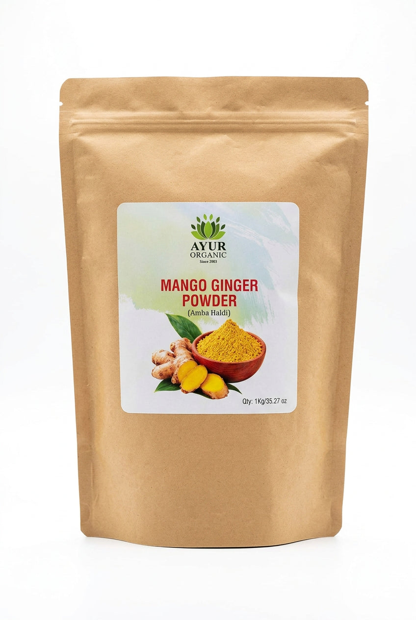 Organic Mango Ginger Powder (Curcuma amada) rich in antioxidants by Ayur Organic