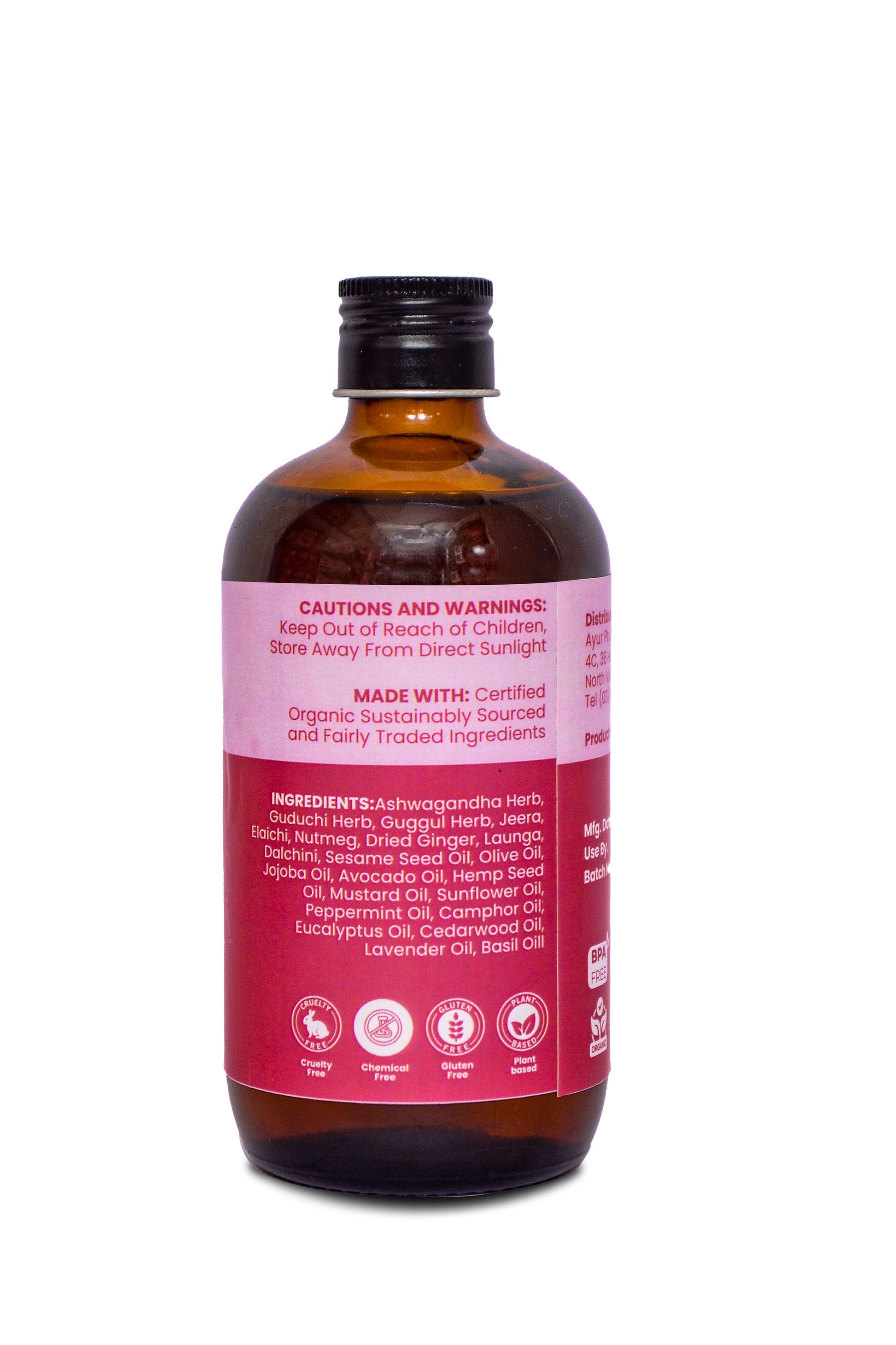 Ayur Organic Relaxing Massage Oil 