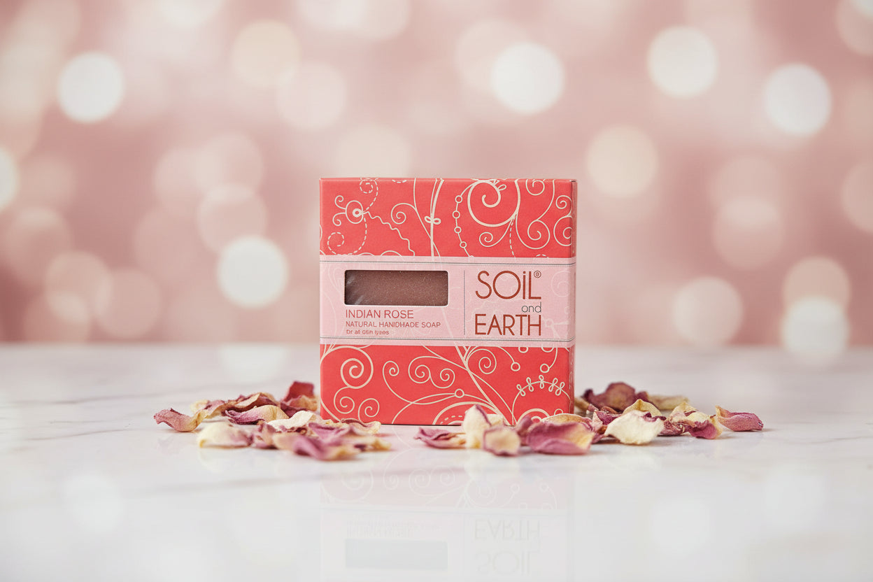 Indian Rose Soap – natural handmade soap with soothing rose aroma