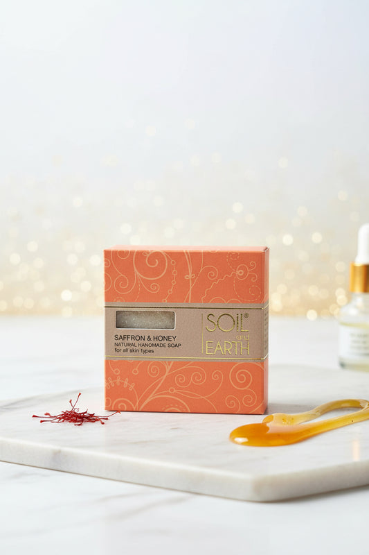 Saffron & Honey soap 