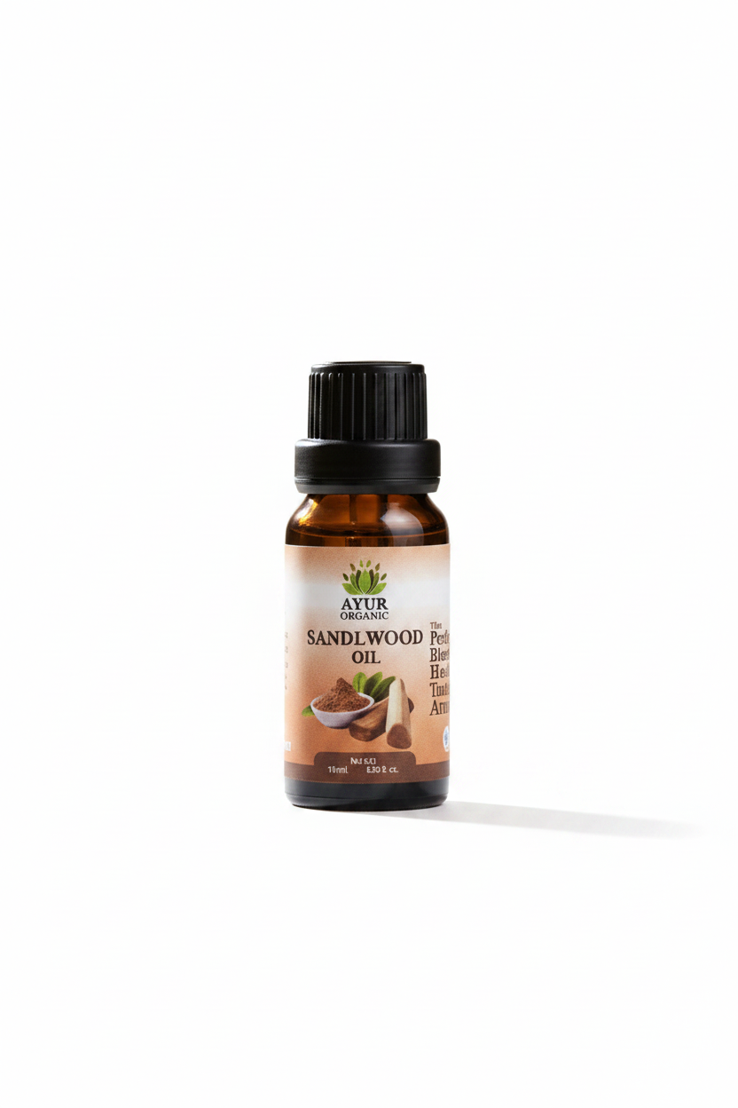 Pure Indian Sandalwood Oil 15ml – premium aromatic oil for meditation and skincare