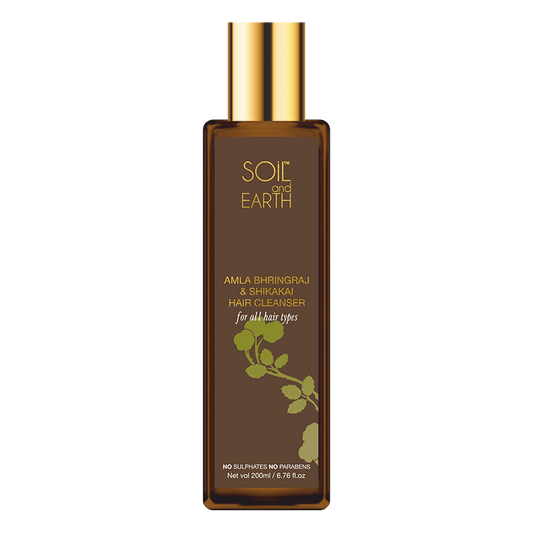 Amla Bhringraj Shikakai – traditional herbal hair wash for cleansing and strengthening
