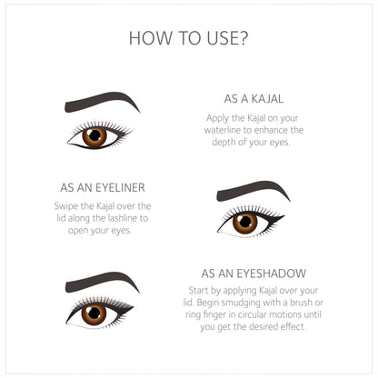 Ayurvedic Kajal Violet Bainganee packaging – organic eye kajal made in India