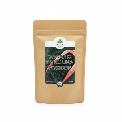 Spirulina Powder Organic 100gm – nutrient‑dense organic superfood powder for energy