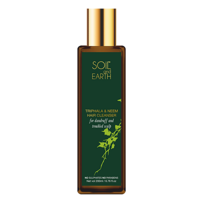 Triphala Neem Hair Cleanser – herbal cleanser for scalp purification and hair health