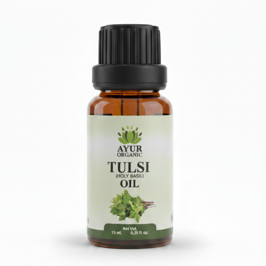Tulsi Essential Oil Organic – purifying essential oil for clarity and immunity
