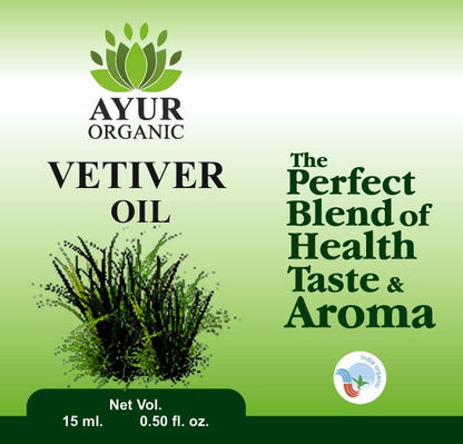 Pure Natural | Vetiver Oil | Organic | 15ml
