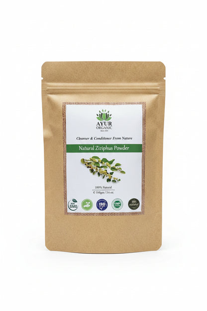 Ziziphus Powder Organic 100gm – natural herbal powder for hair cleansing and scalp care