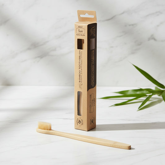 Bamboo Toothbrush Medium – eco‑friendly bamboo toothbrush for natural oral care