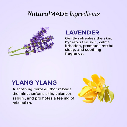 Khadi Natural Lavender and Ylang Ylang Massage Oil with calming and soothing aromatic benefits for massage